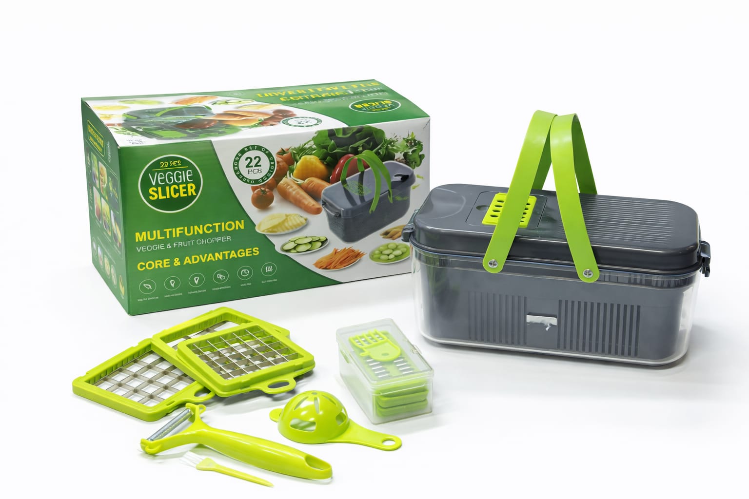 Multifunktions-Gemüseschneider 22-teilig